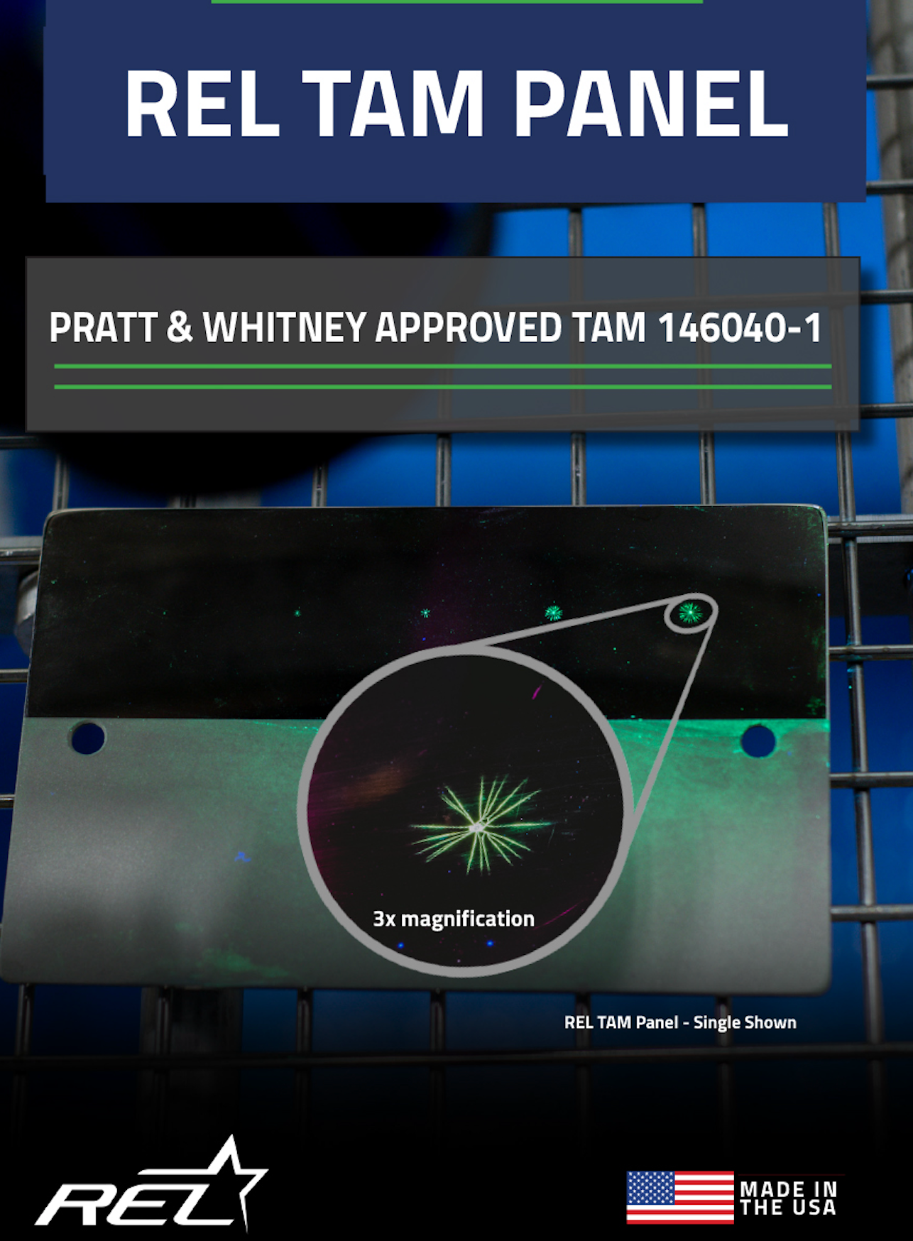 REL TAM Panel - Single - Polished (Part Number: 250-00104)